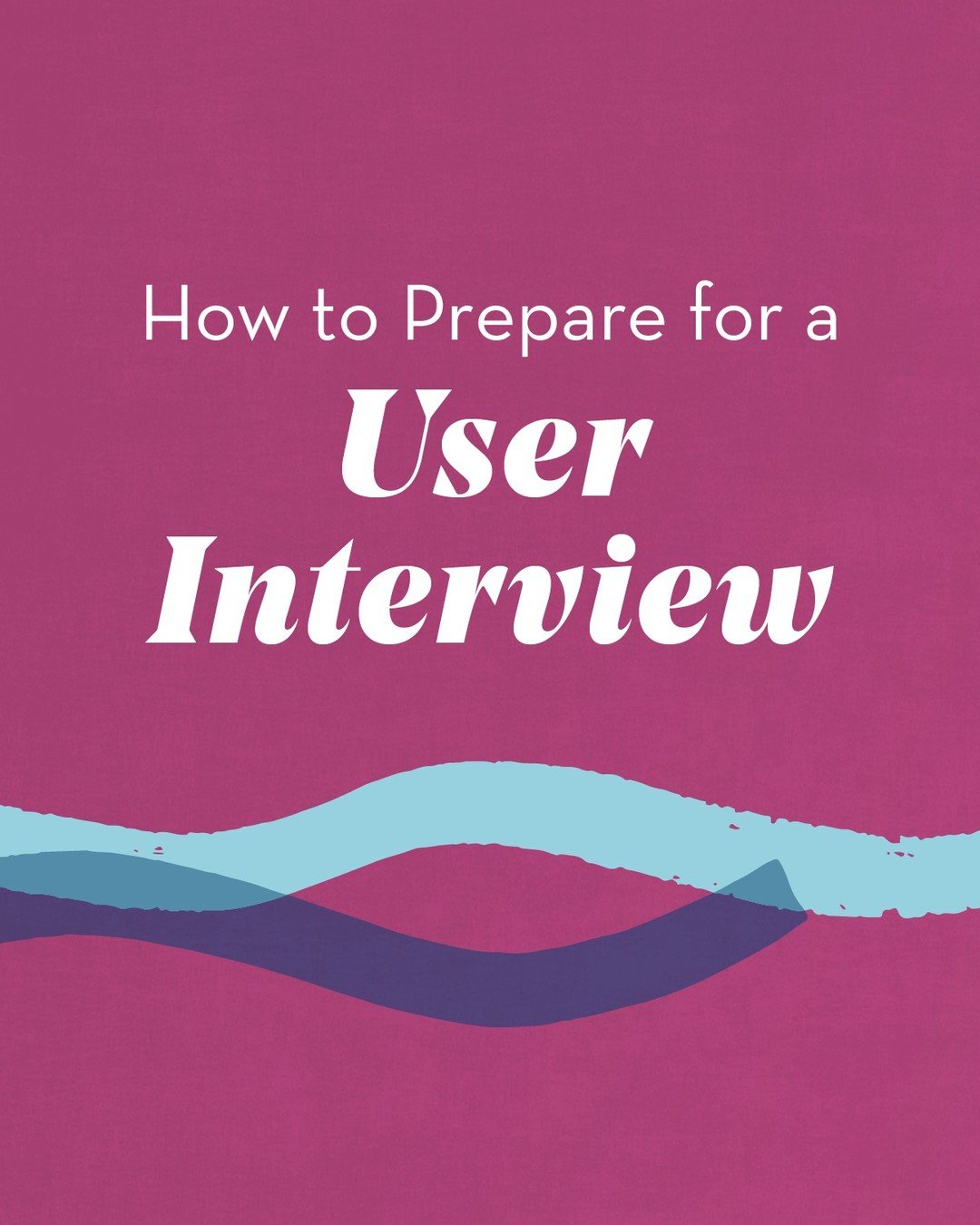 ✨ How to Prepare for a User Interview ✨

When designing something new, time with users is precious. You have to make the most out of the moments you have with them. 

And while you should definitely allow room for spontaneous, user-guided conversatio