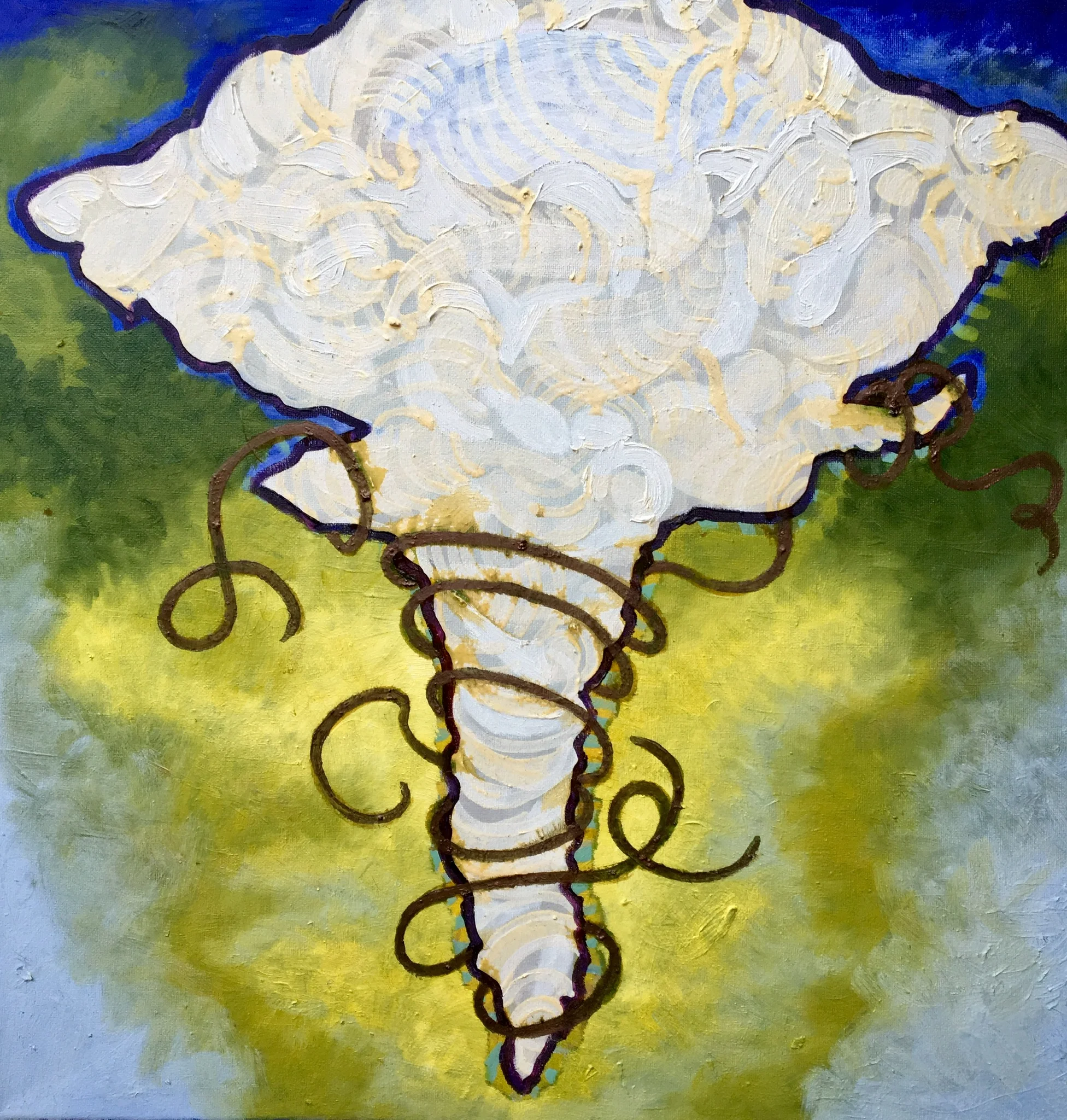 oil on canvas, 50 x 50 cm