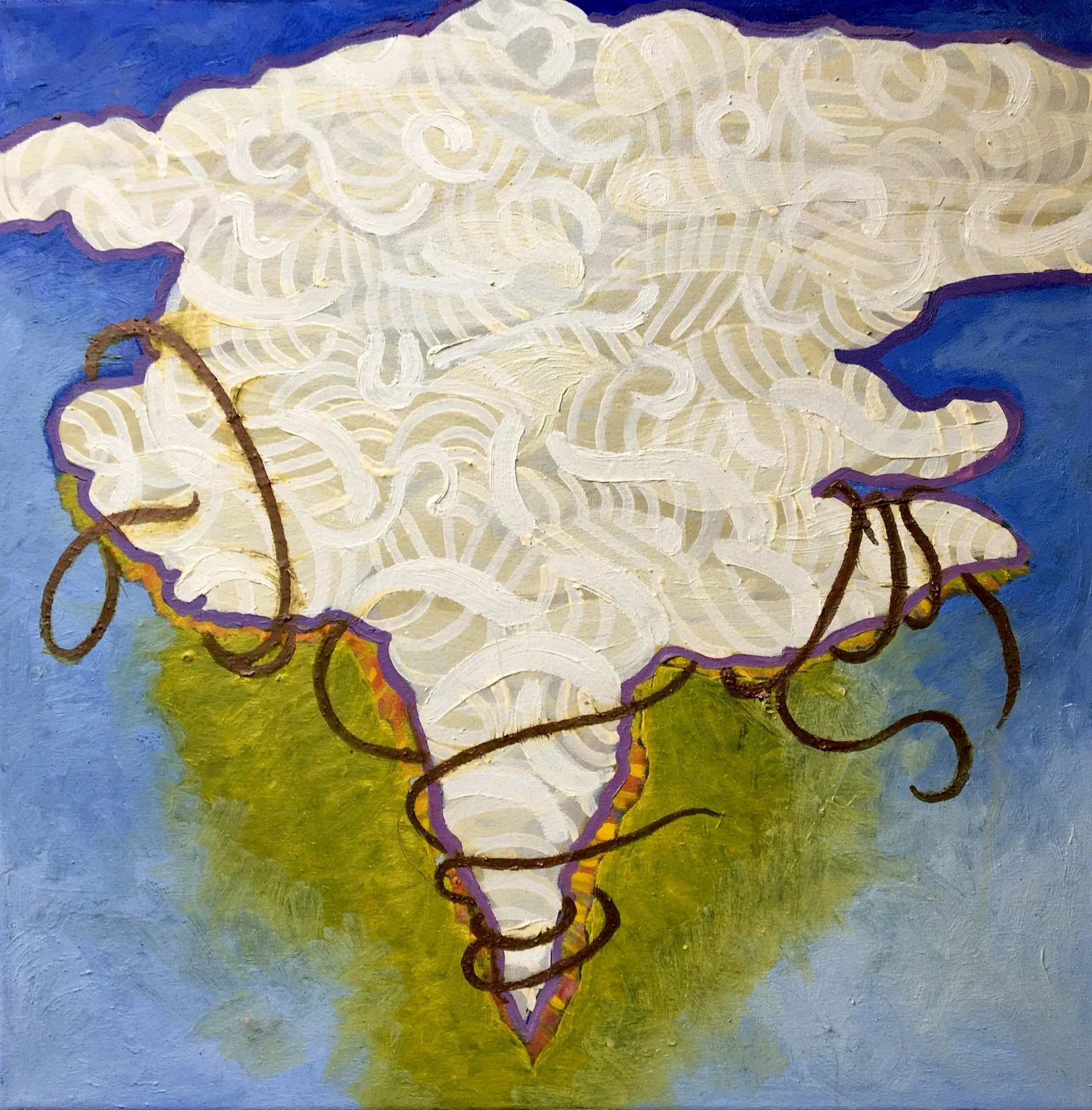 oil on canvas, 50 x 50 cm