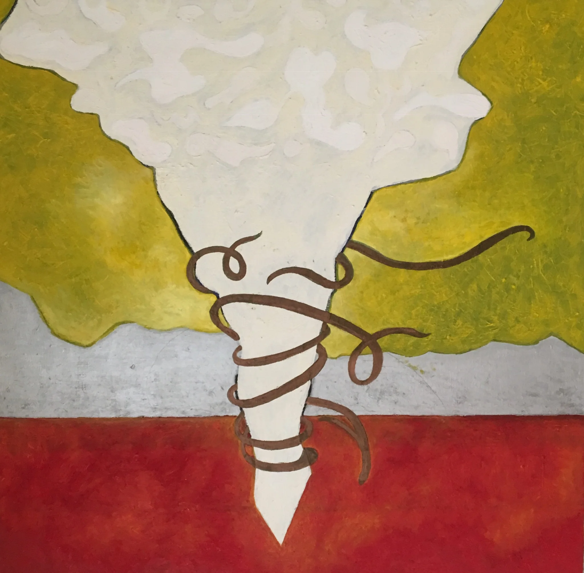 oil on canvas, 102 x 102 cm