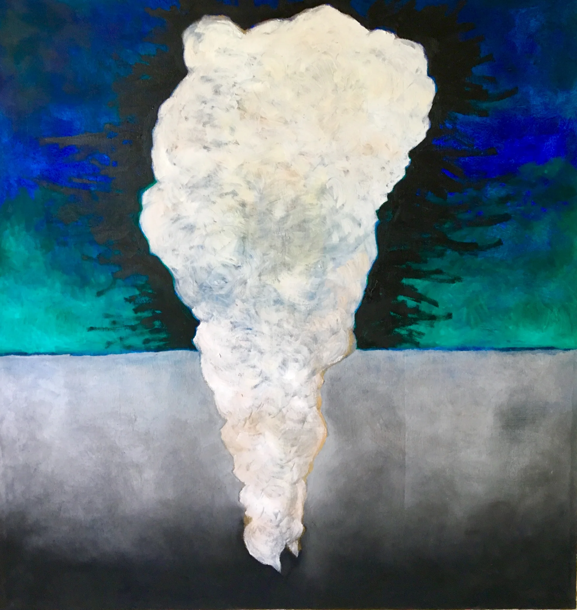 oil on canvas, 108 x 102 cm