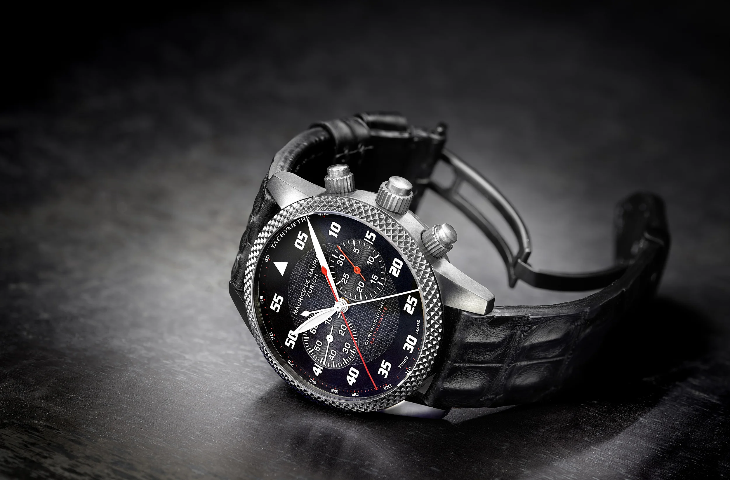 Rattrapante Uhr, Maurice de Mauriac, Zürich