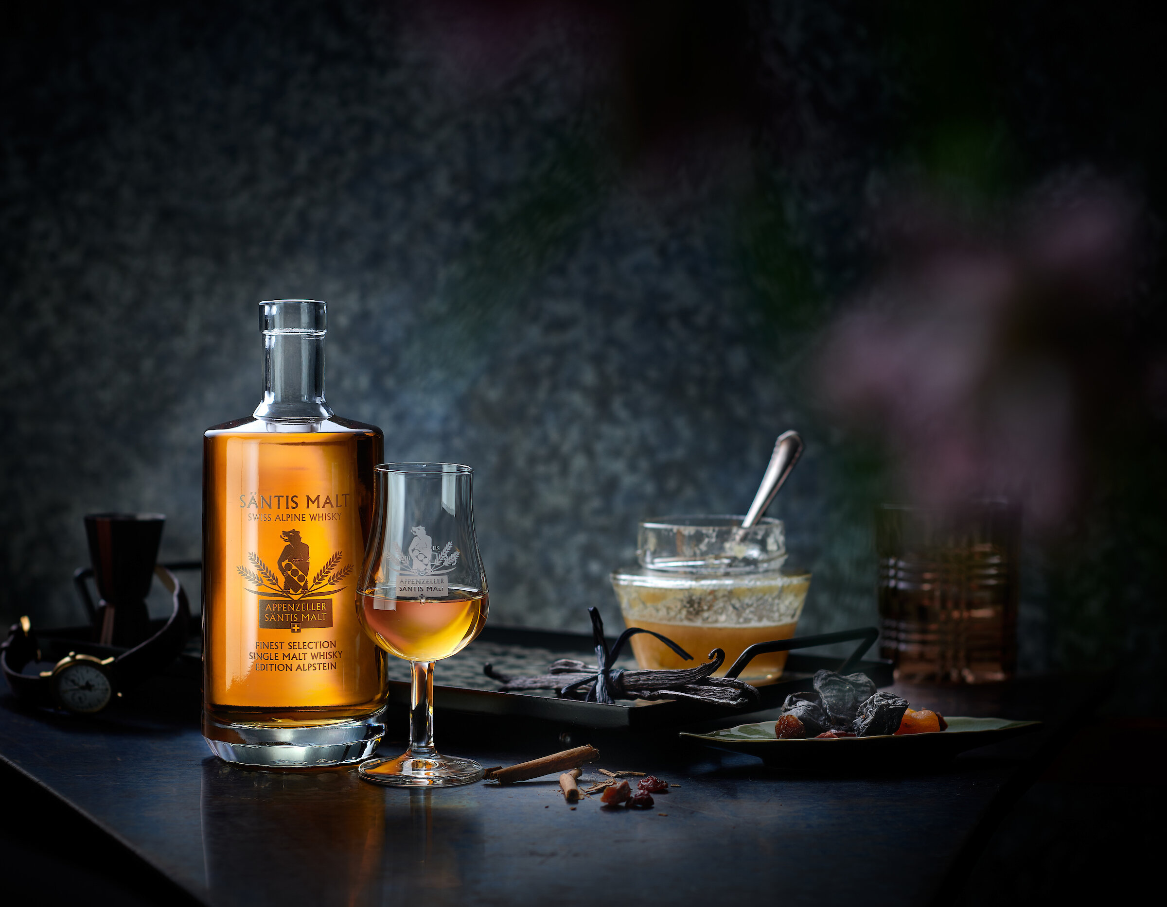 Dennis Savini Drinks-Fotografie Swiss Malt Whisky