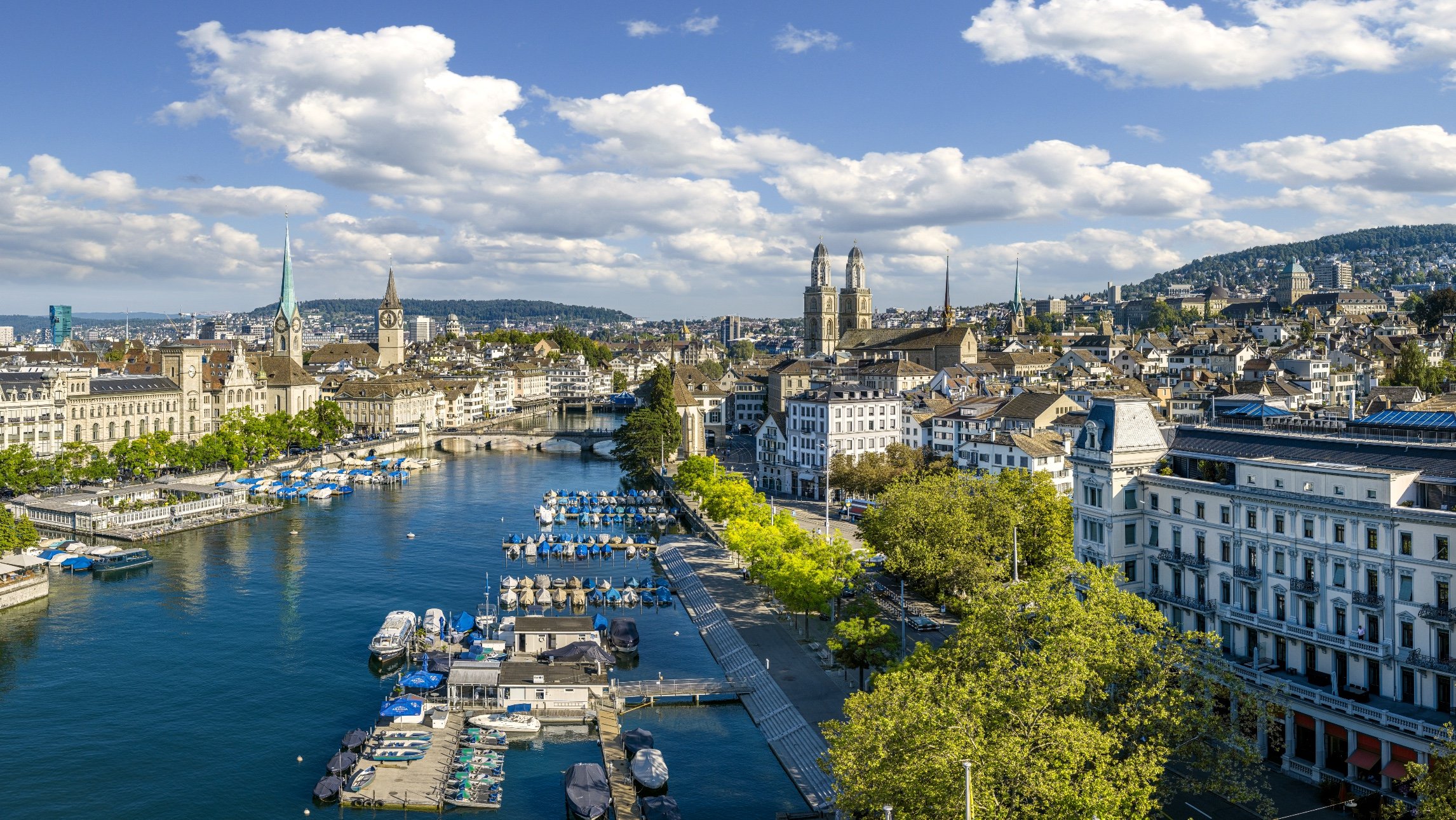 Zürich, Panorama, Dennis Savini, Drohnenfotografie, Schweiz Tourismus