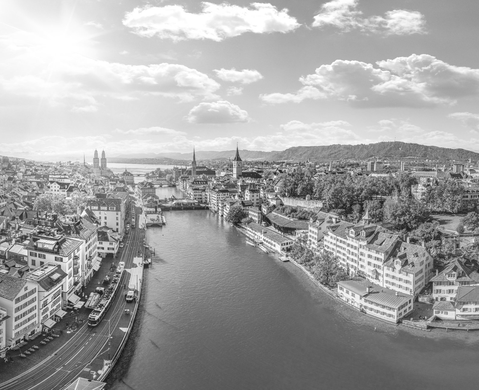 Zürich, Panorama, Dennis Savini, Drohnenfotografie, Schweiz Tourismus