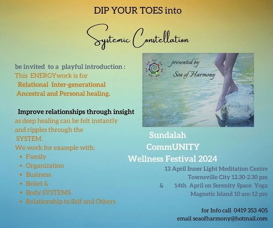 Dip your Toes into Systemic Constellation Townsville 13/4