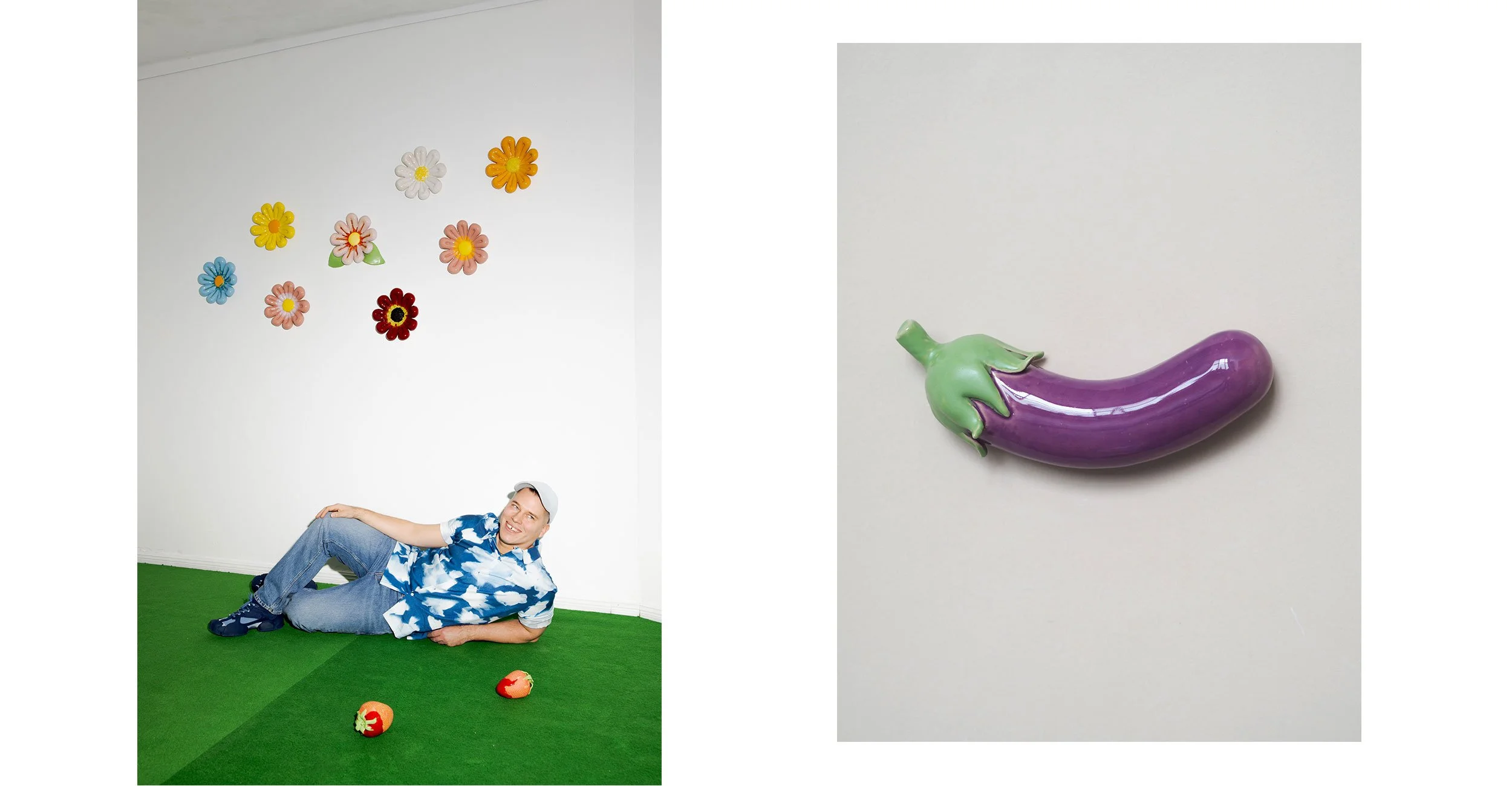  Through the exhibition, I want to bring joy – here, flowers are not just flowers but symbols of radical joy. 