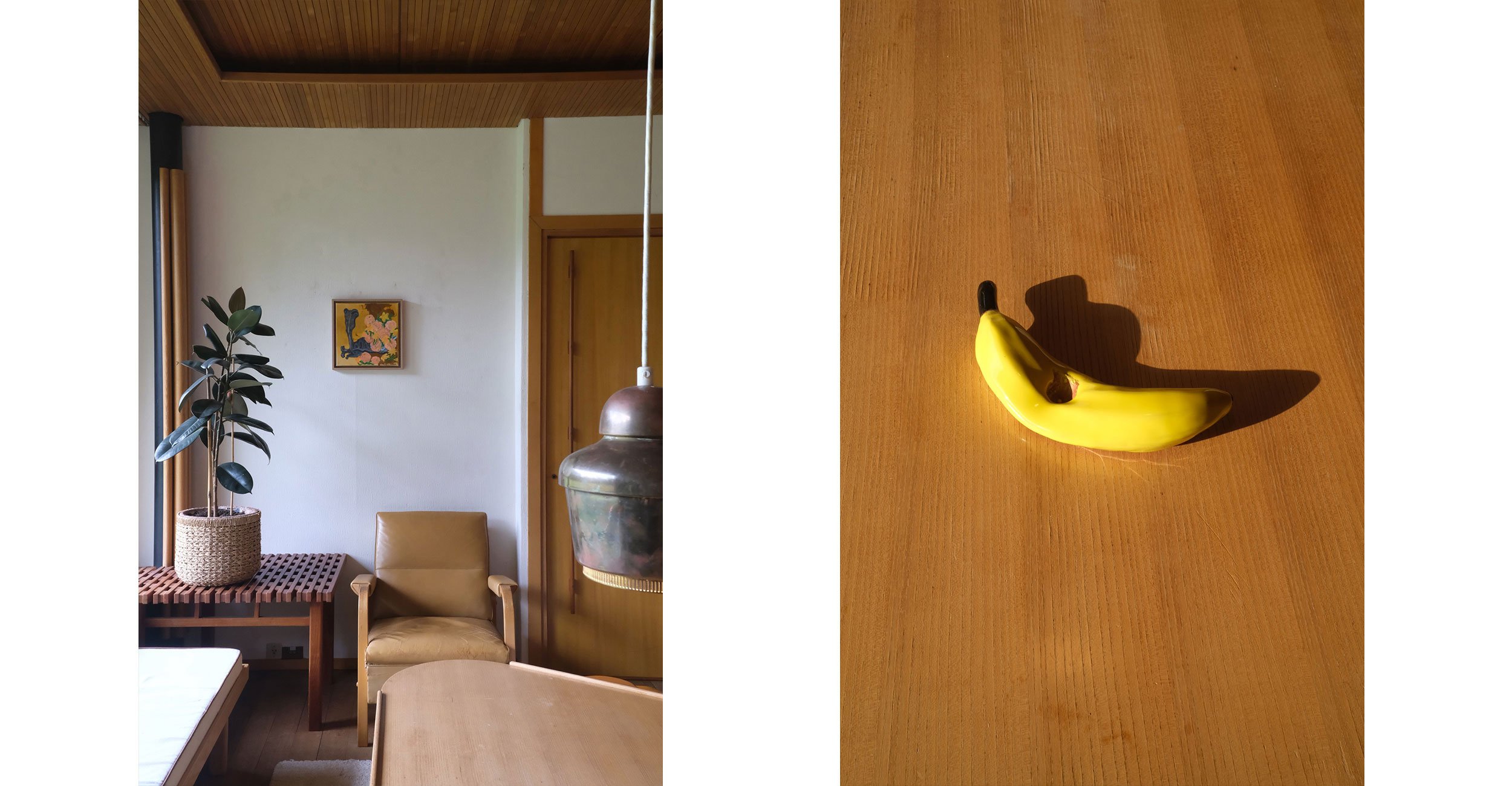 Karoliina Hellberg painting & Fingerprint Banana