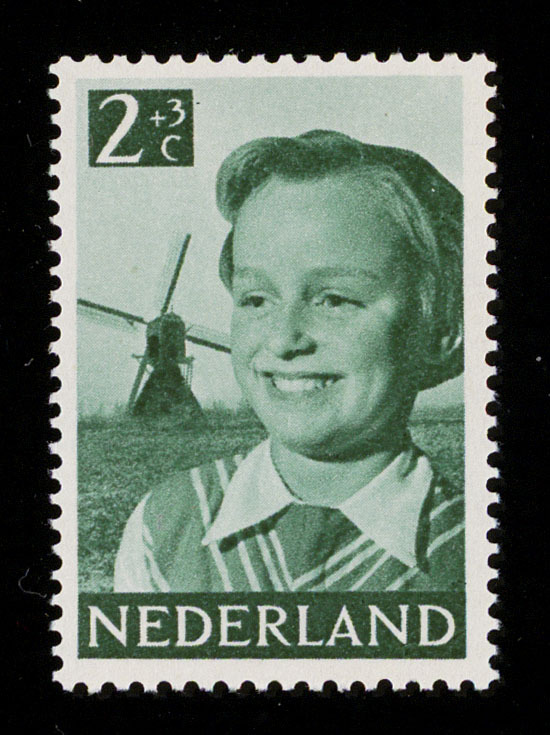 Children's postage stamp (Kinderpostzegel) by Cas Oorthuys 12 November 1951