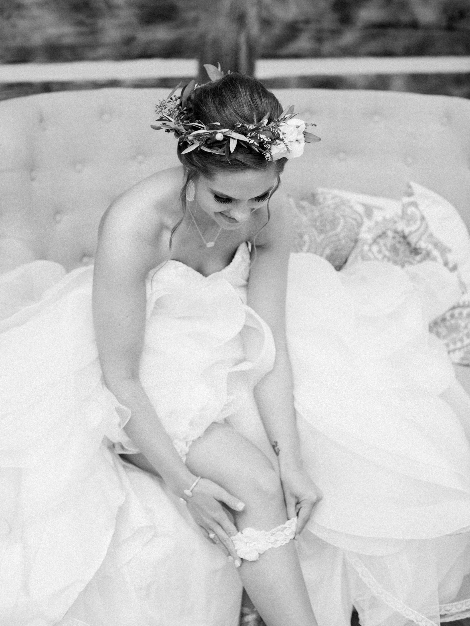 Hill Country Spring Wedding at Red Bud Hall | Austin Wedding Photographer | Film Wedding Photographer | Britni Dean Photography | Rainy Day Wedding Inspiration | bride getting ready
