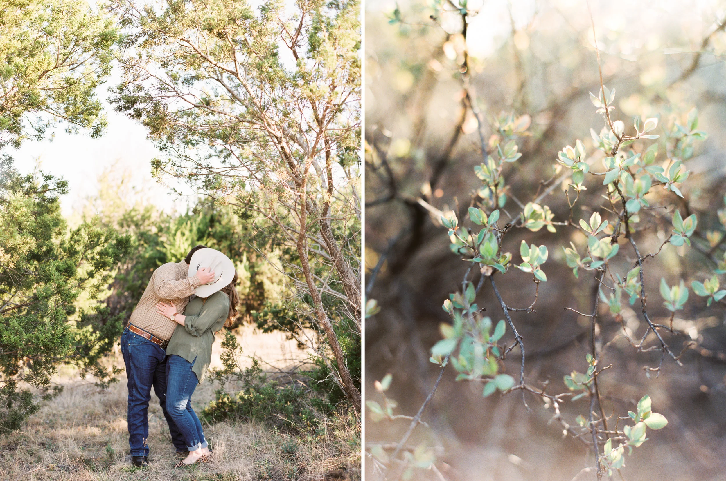 Kyle & Jamison | West Texas Engagement Session | Film Engagement Photos | britnidean.com