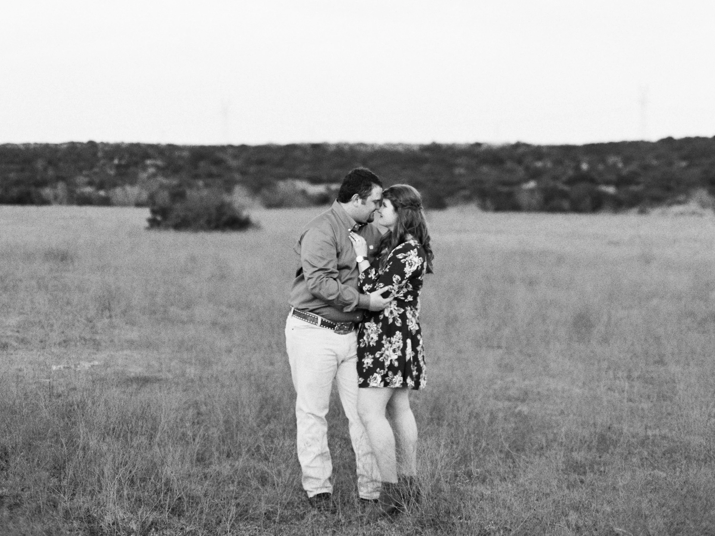 Kyle & Jamison | West Texas Engagement Session | Film Engagement Photos | britnidean.com