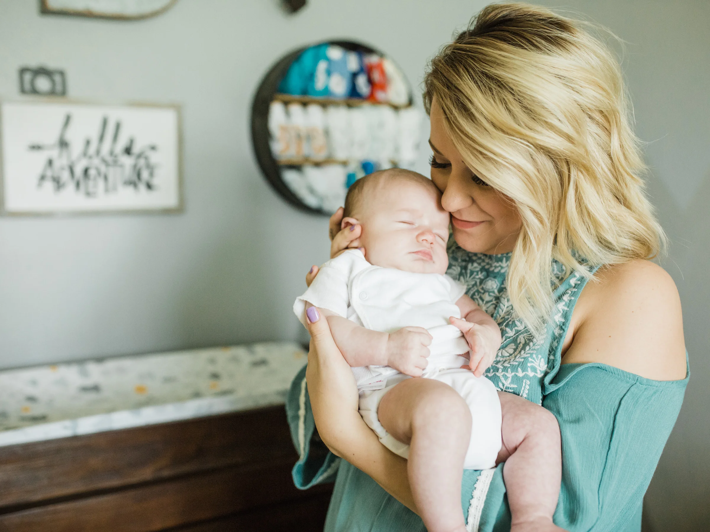 Jameson Boone | Newborn Lifestyle Session | Texas Portrait Photographer | Cute Baby Boy Nursery | Newborn Photos | Britni Dean Photography | britnidean.com