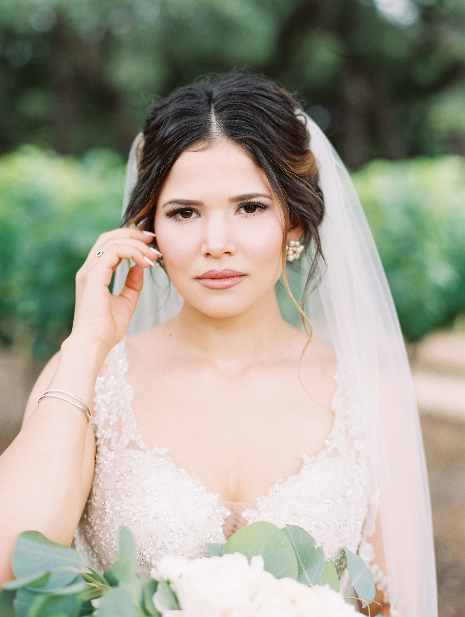 Elegant Spring Vineyard Wedding | Film Wedding Photographer | Austin Wedding Photographer | Classic Bridal Beauty | Britni Dean Photography // britnidean.com