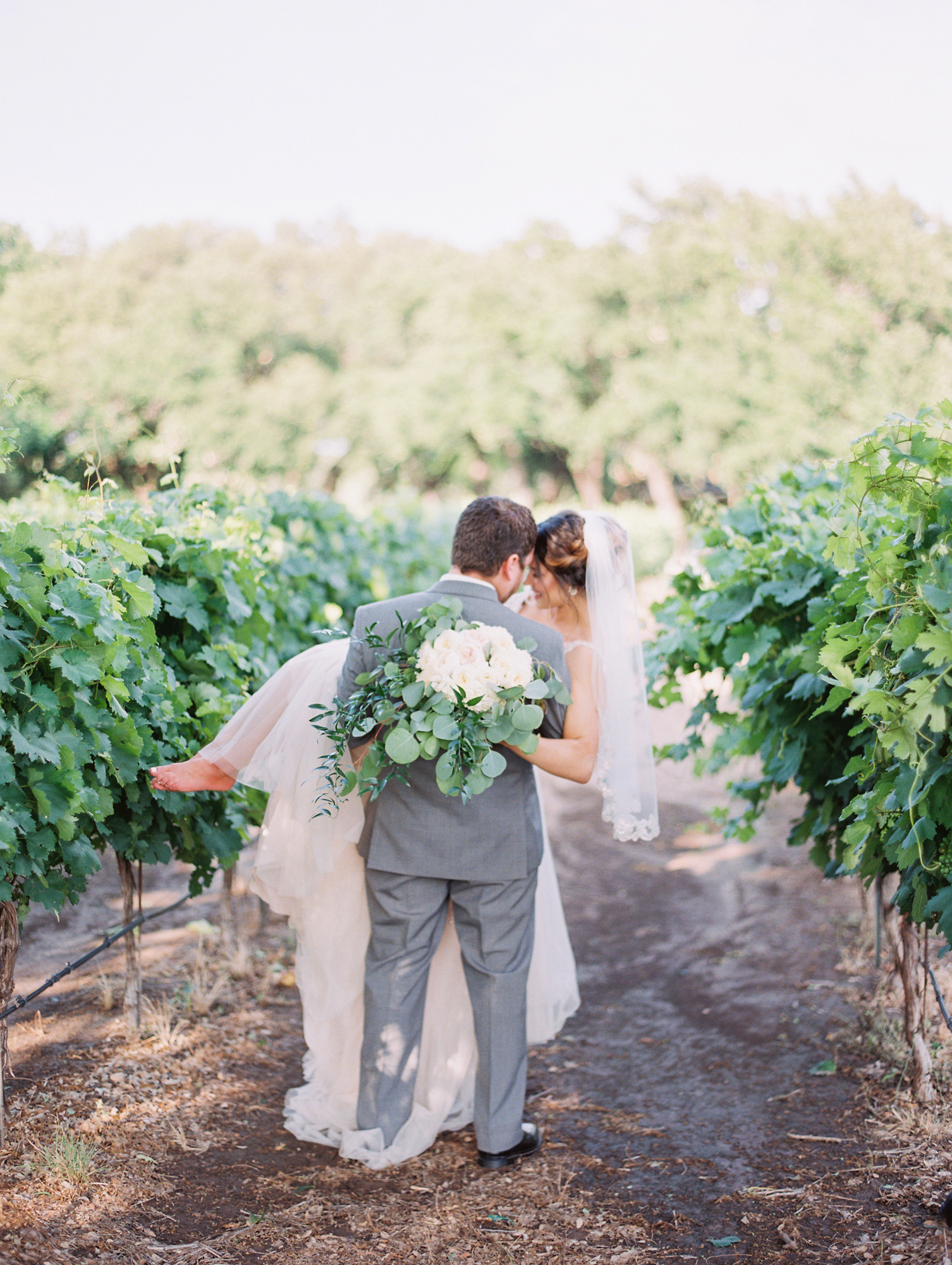 Elegant Spring Vineyard Wedding | Film Wedding Photographer | Austin Wedding Photographer | Bride and Groom Romantic Photos | Britni Dean Photography // britnidean.com