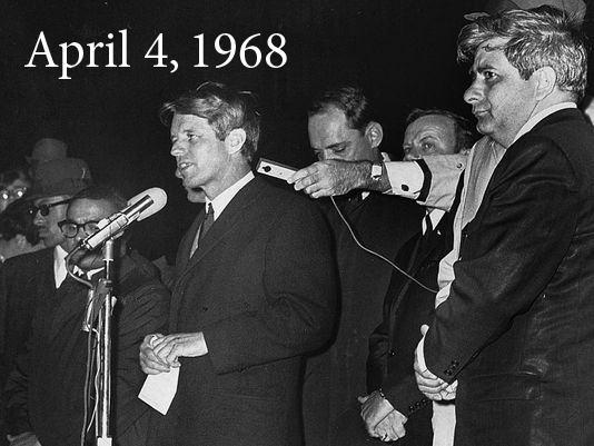 Robert F. Kennedy's speech on the assassination of Martin Luther