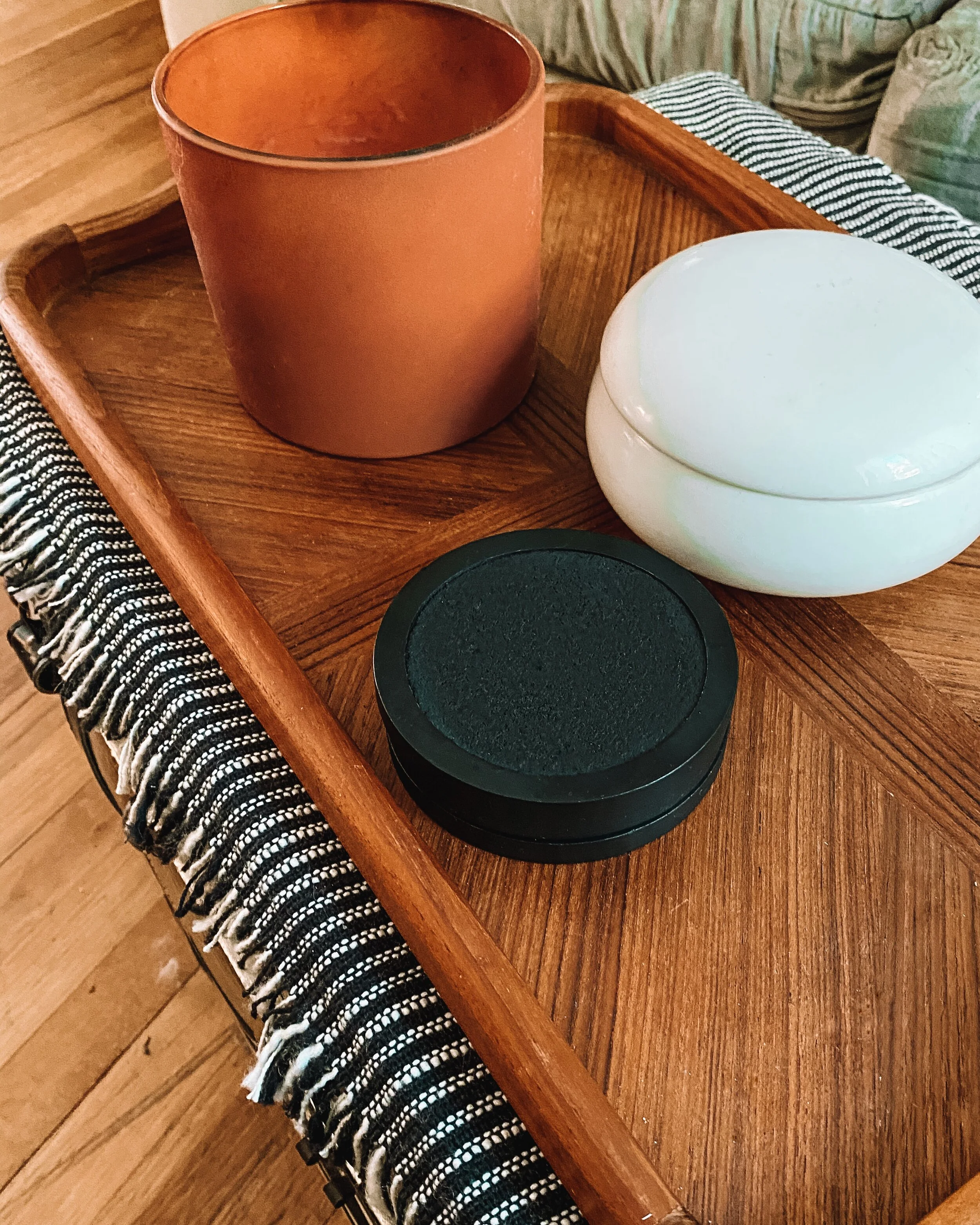 diy thrifted coasters home decor