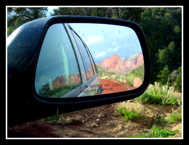 Sometimes it's okay to look behind you and remember the roads you've already traveled.