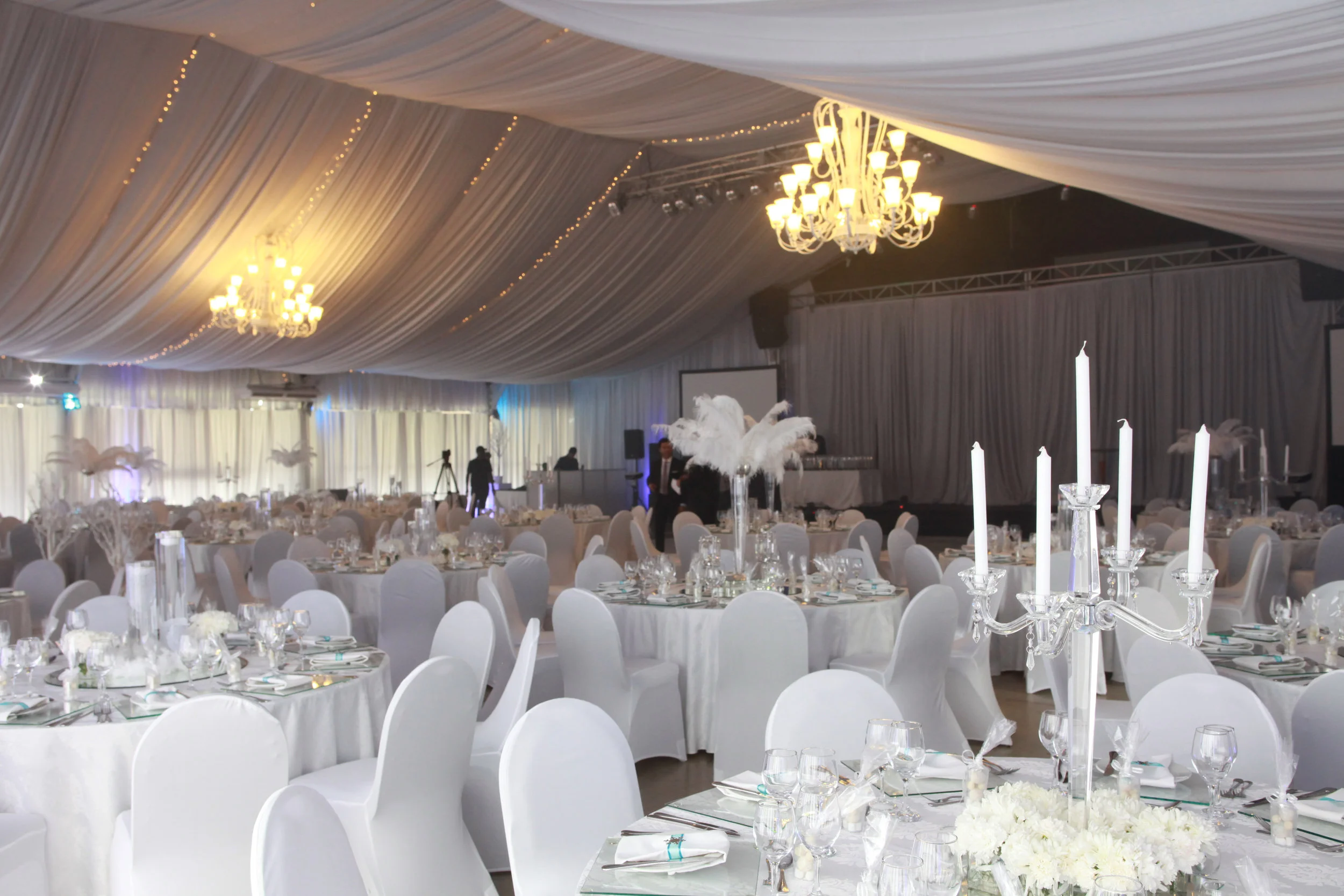 A picture from one of the events Charlene coordinated the decor for as an event planner.