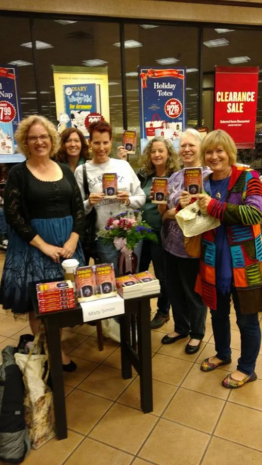 One of Misty’s favorite photos from a book signing.