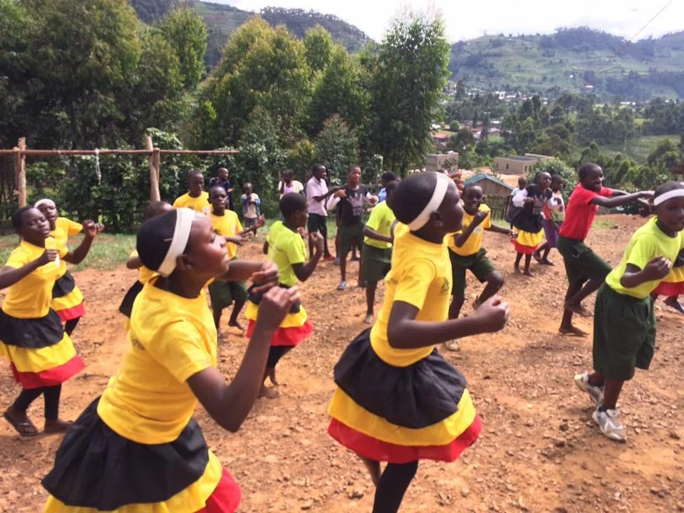 Our Seeds of Hope Children performing for one of our sponsor families.