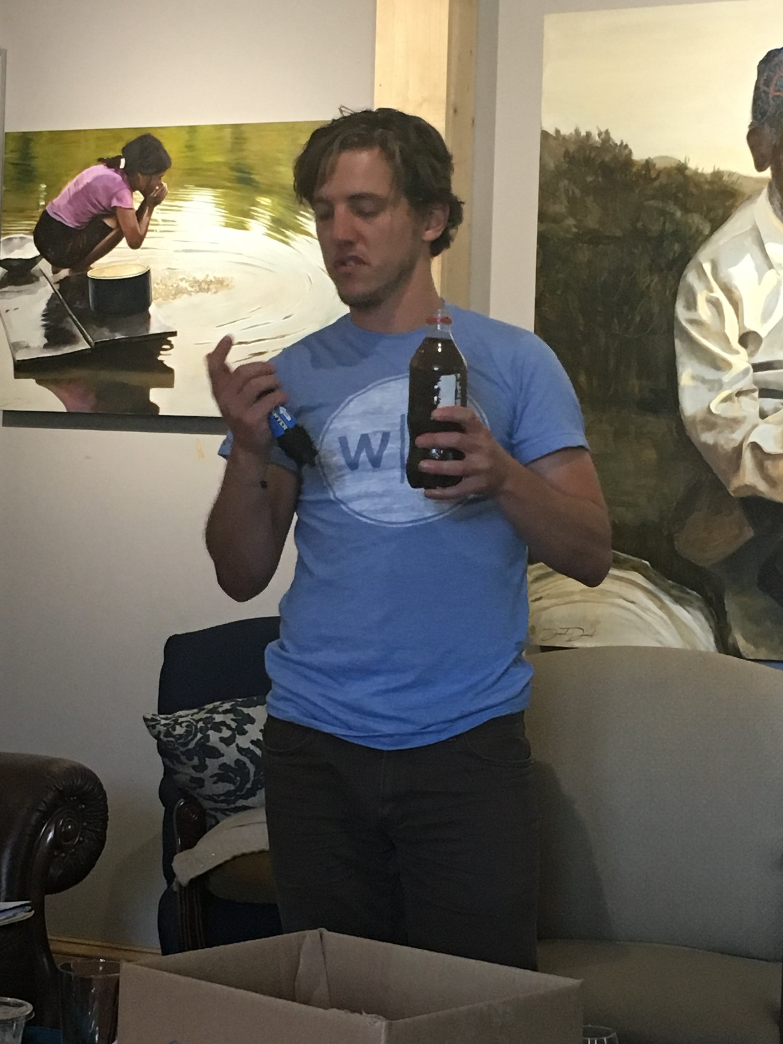 This is Shane, our fearless trainer from Wine to Water