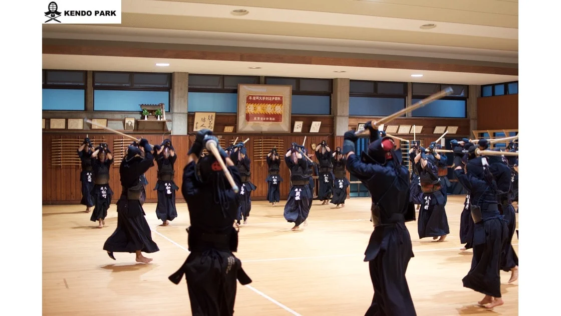 Training ends with all members doing "Hayasuburi".