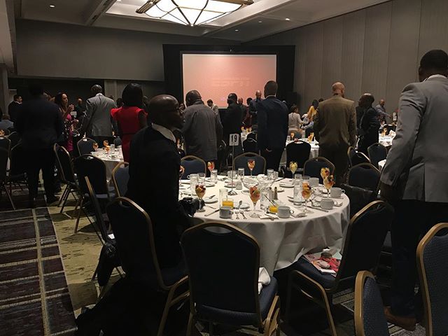 We&rsquo;re just getting started with the ESPN Mentorship Task Force Breakfast. #nabj18