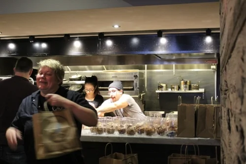 Shout out to Chef Marcie Turney (@Marcieturney on the Twittersphere) keeping this long-ass line rolling!