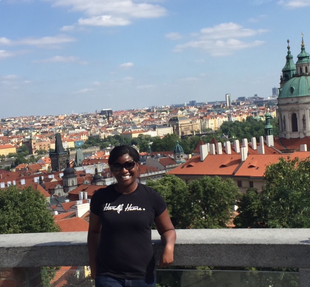 Nice view of the city from Prague Castle! 