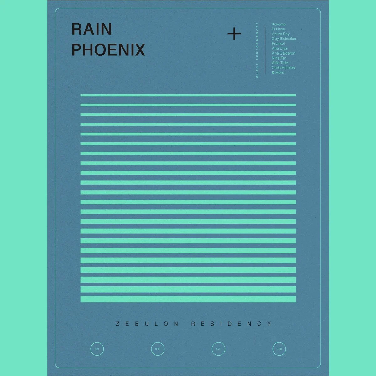 AZURE RAY TO PLAY RAIN PHOENIX LA RESIDENCY