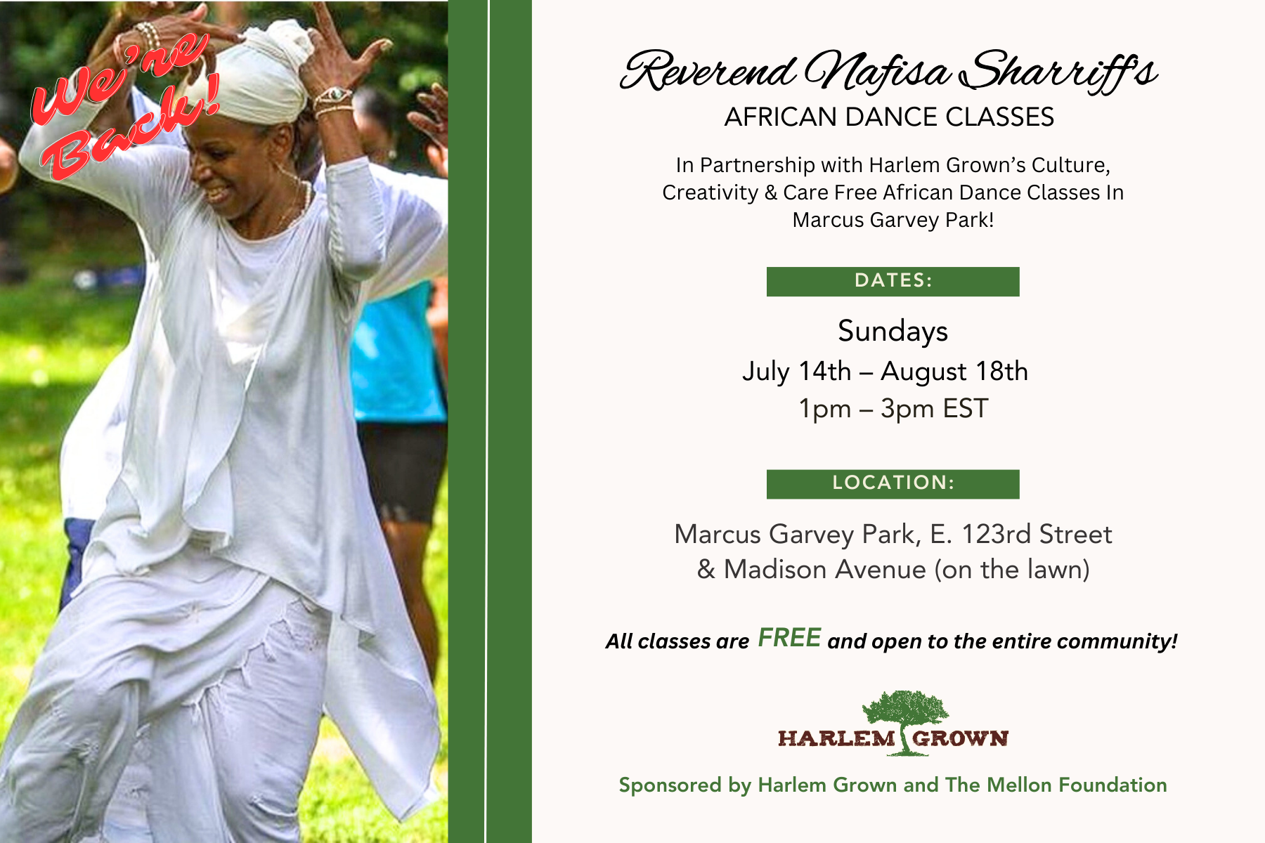 African Dance with Reverend Nafisa