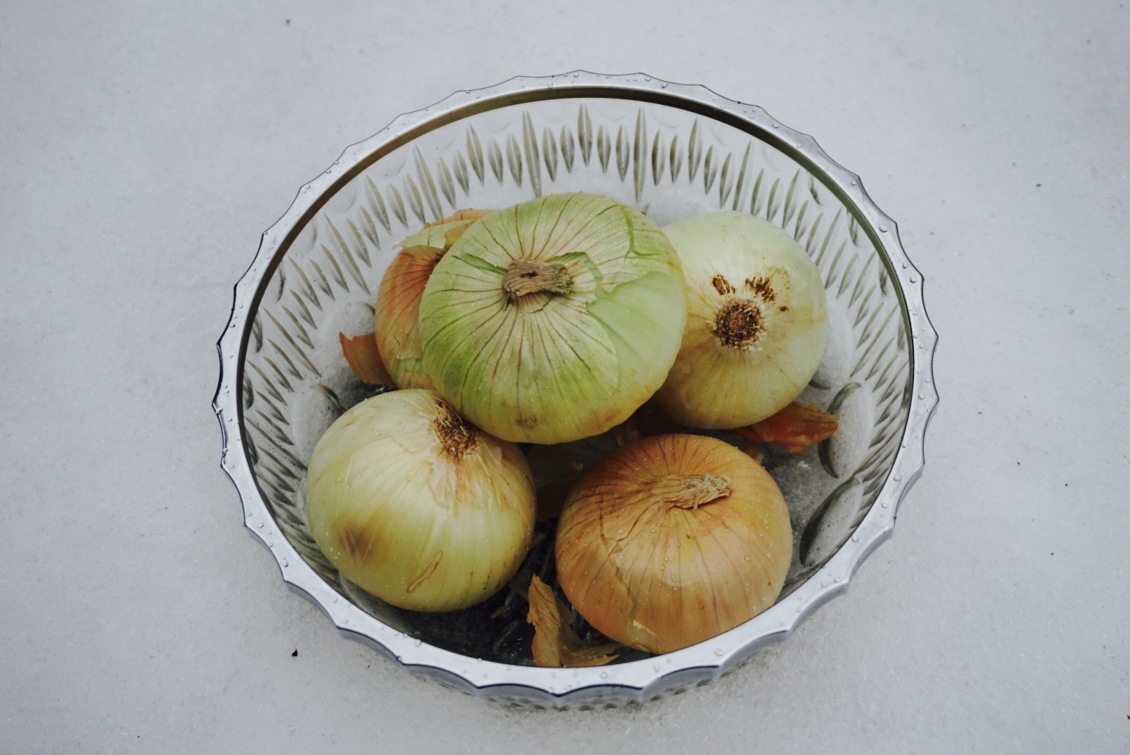 Onions. They are tough to peel, they make you cry, and they taste bad on their own. 