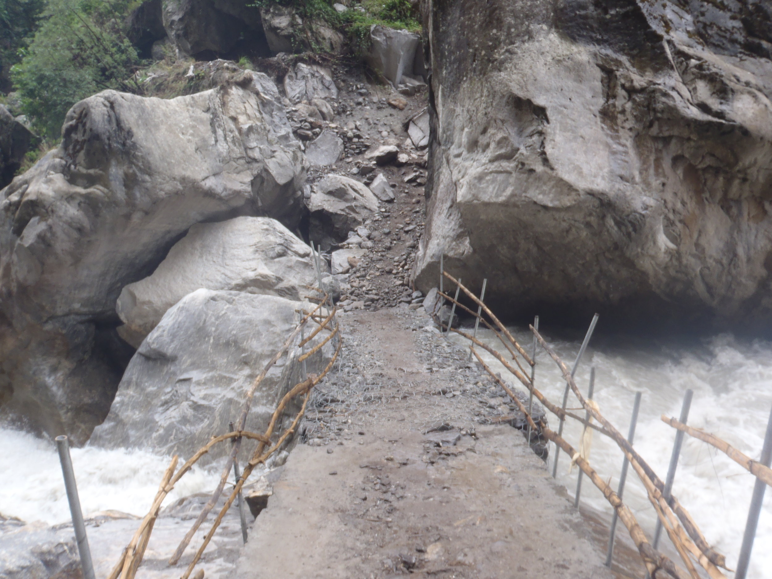 The lower trail.