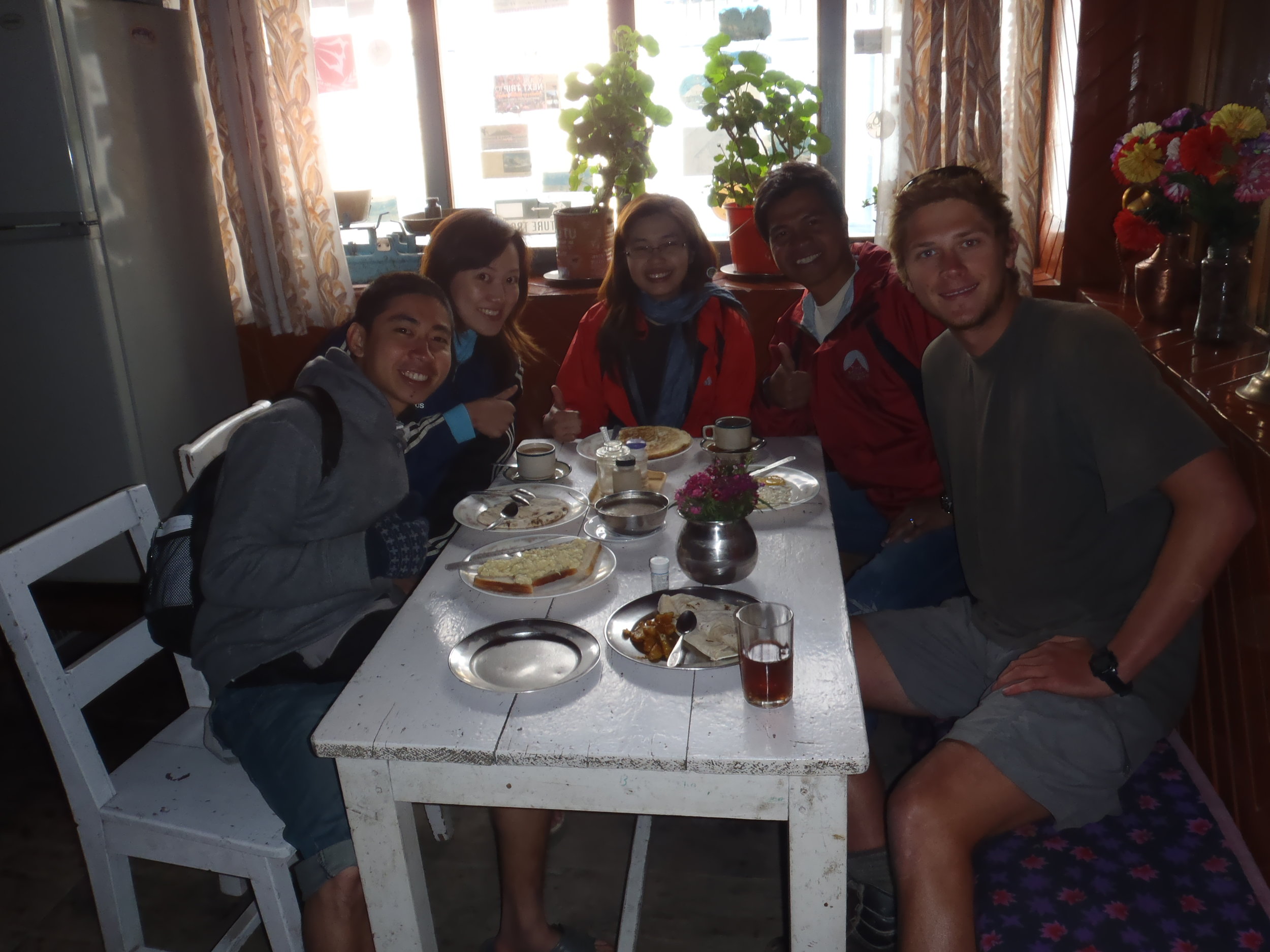 Making friends on the back half of the Annapurna Circuit. 
