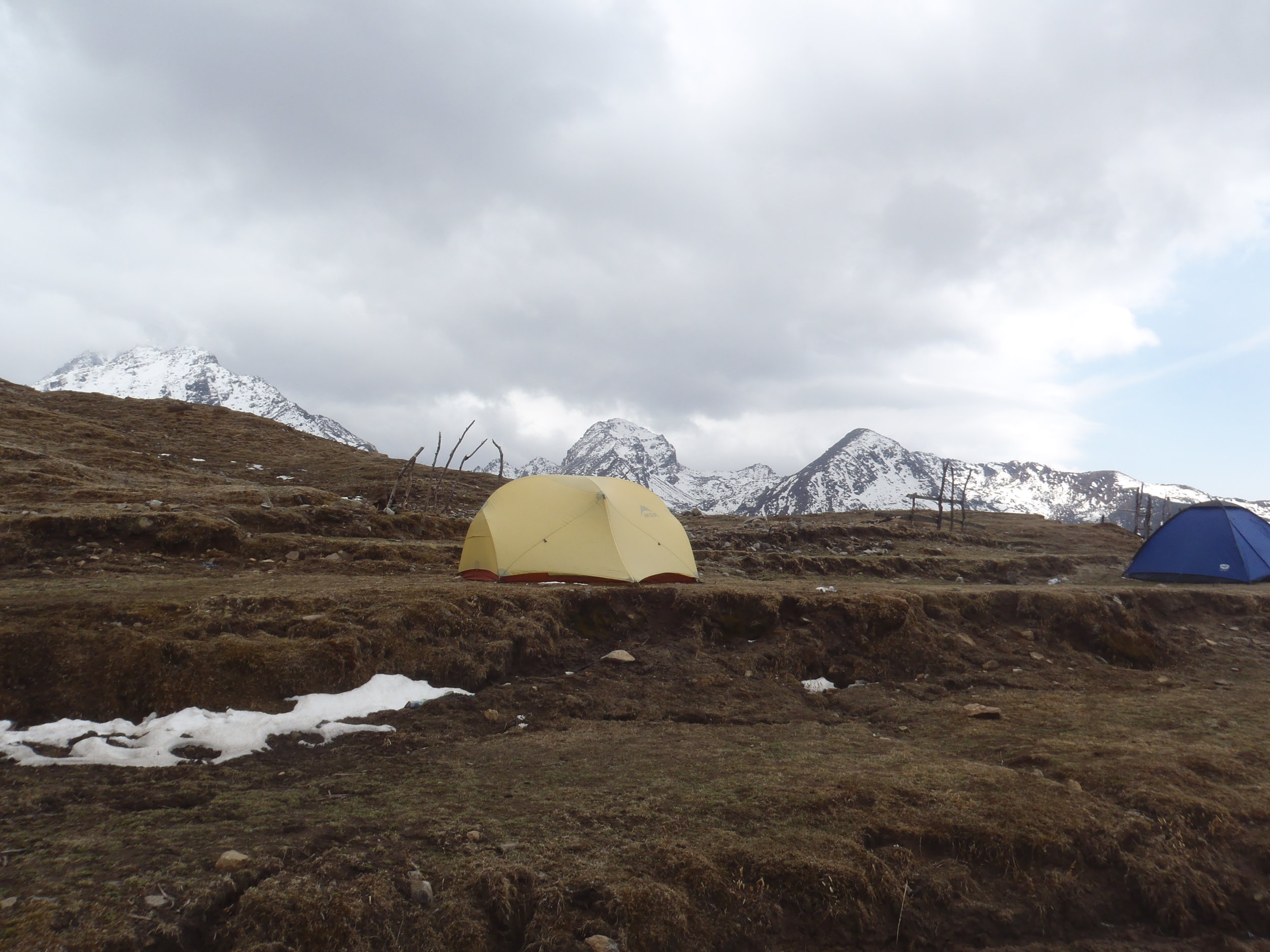 Camping in the Himalayas. Does it get any better?