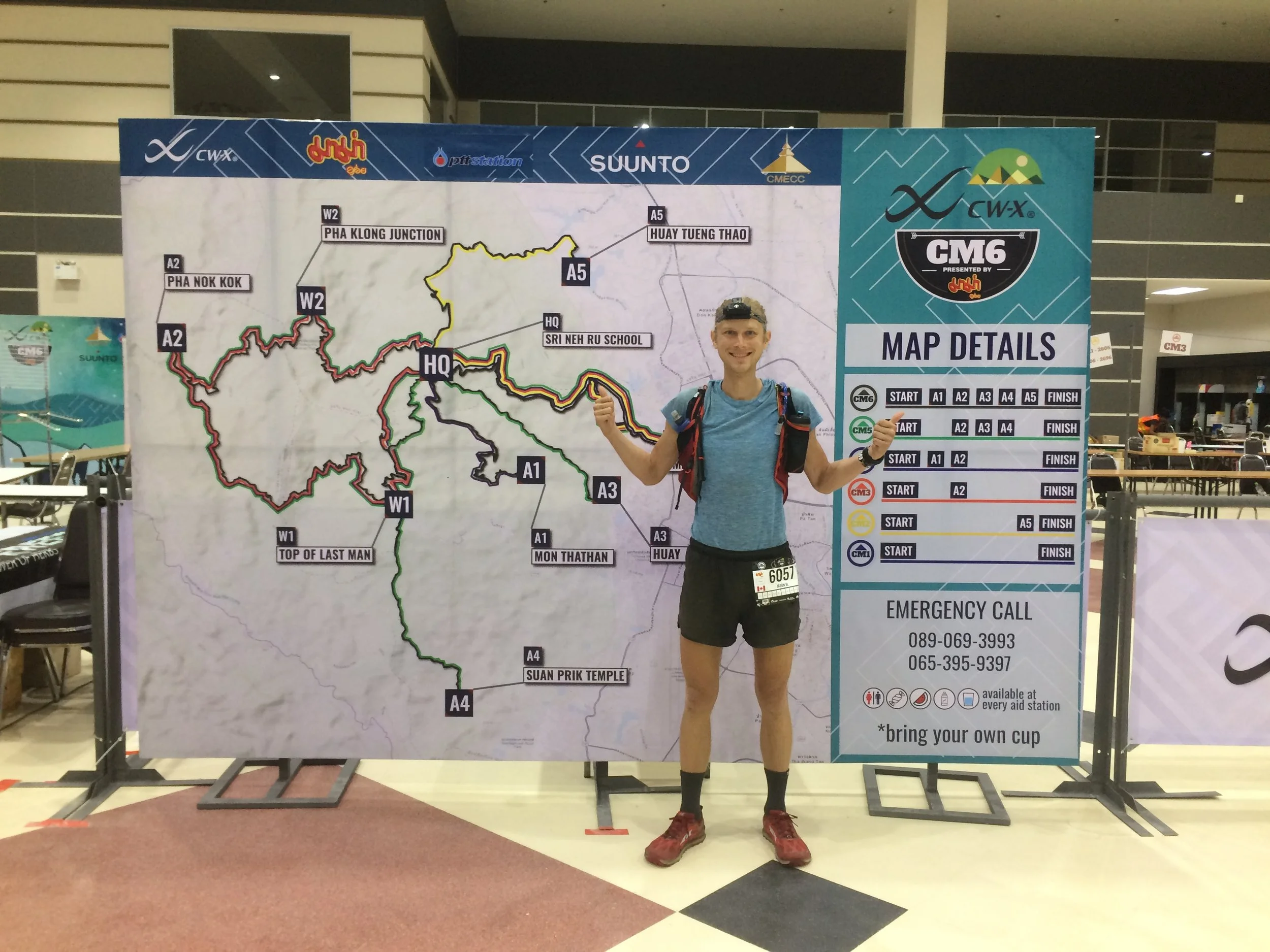 Me at the start. Feeling excited and present.