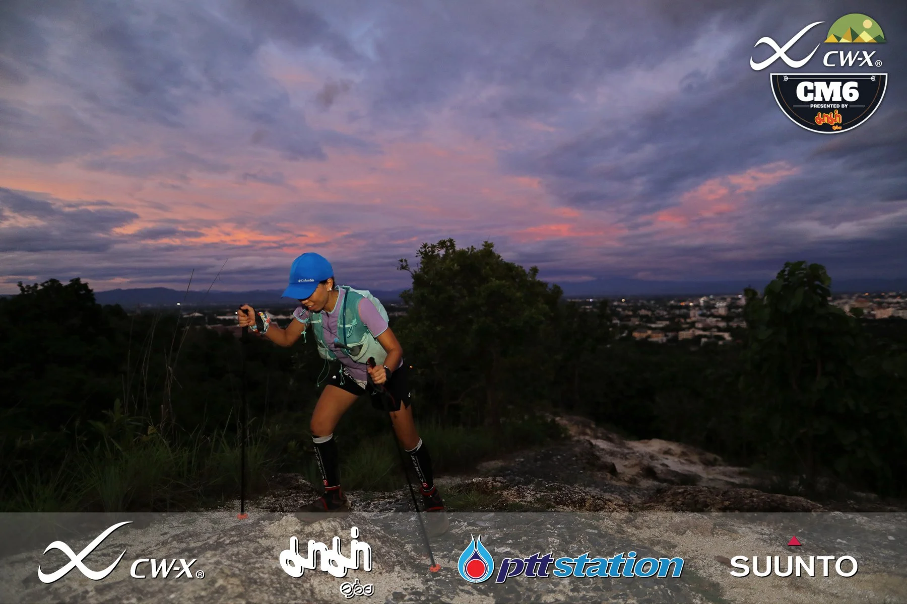 Not me (duh! ), but this is the bottom of the Caffeine Trail. In the distance you can see Chiang Mai. At this point in the race I was only 2 km from apartment.