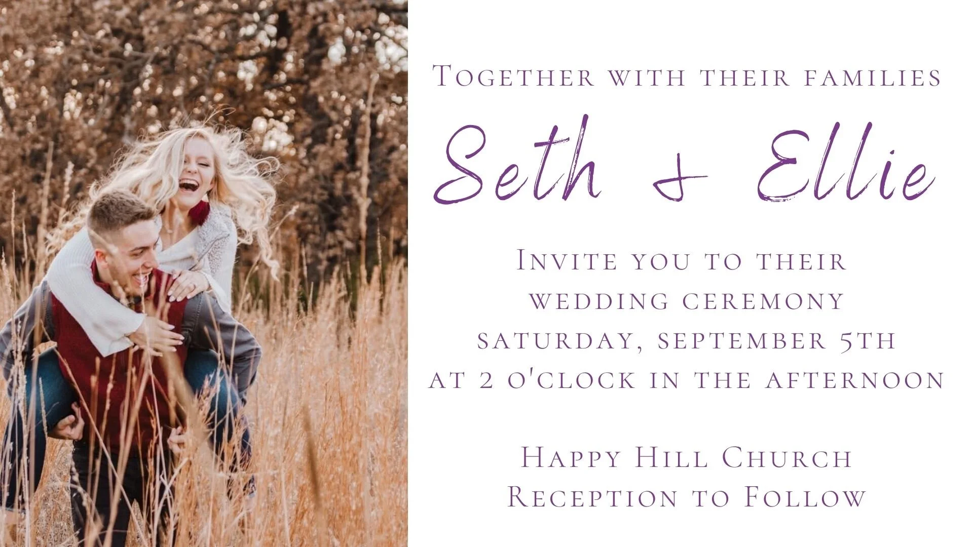 Seth & Ellie's Wedding