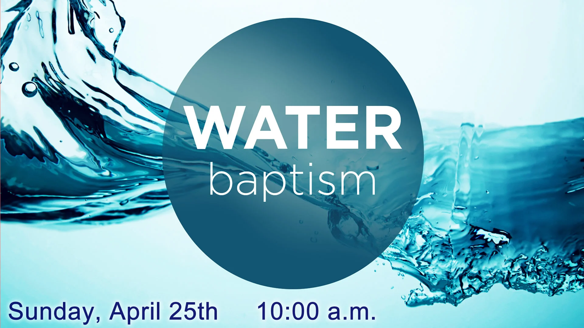 Water Baptism