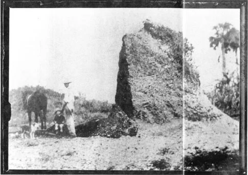  Photo courtesy of Sebastian Area Historical Society As a child, Rodney Kroegel rescued a variety of artifacts from the mound.