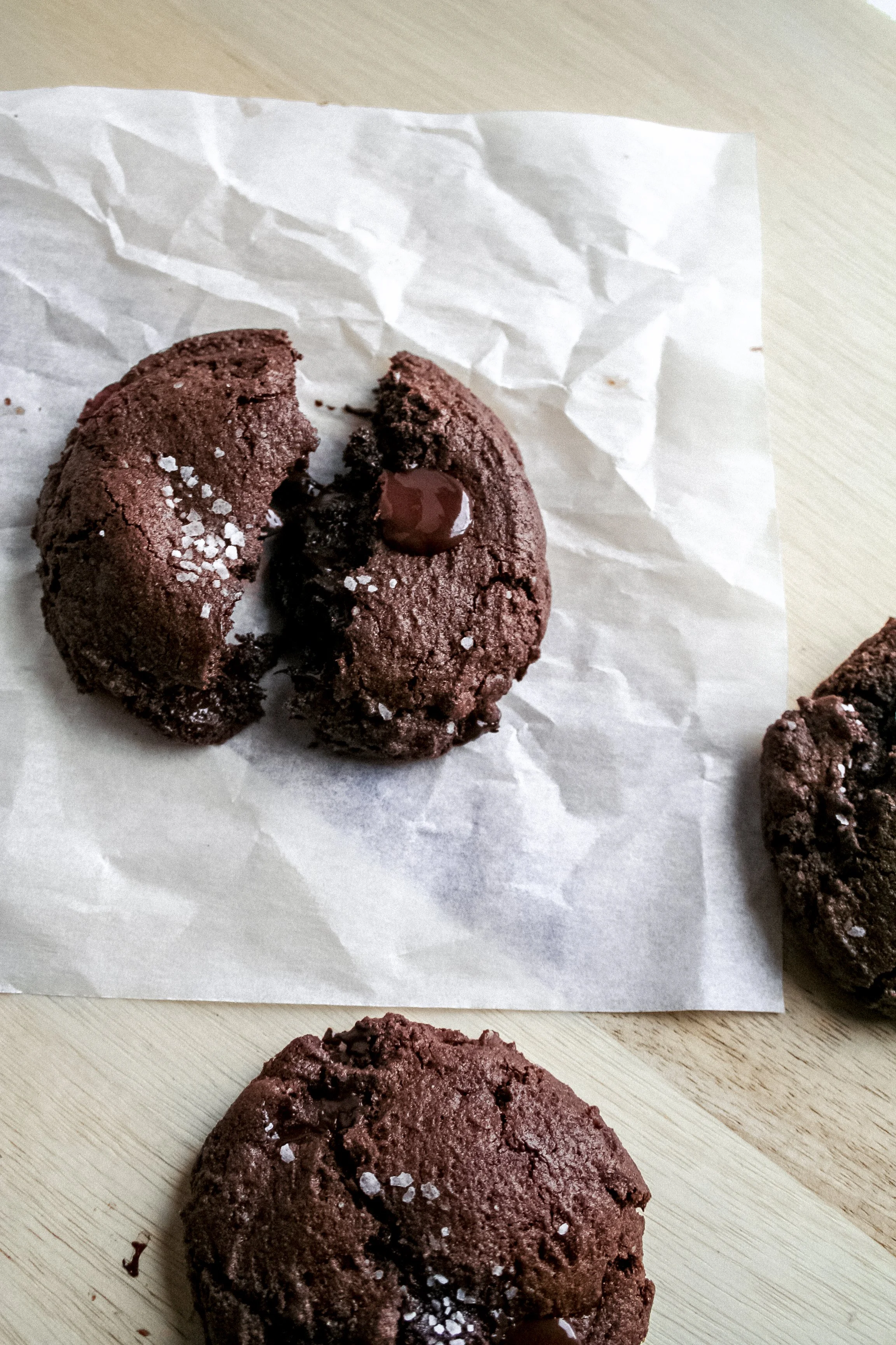 Double Chocolate Craisin Cookies