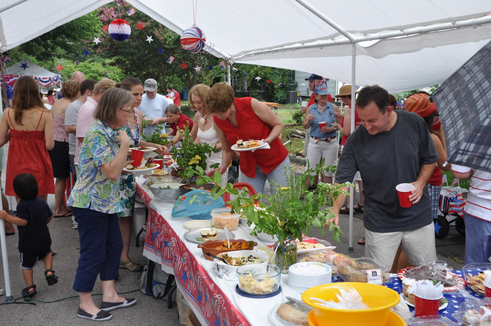 July 4th Pot Luck Block Party