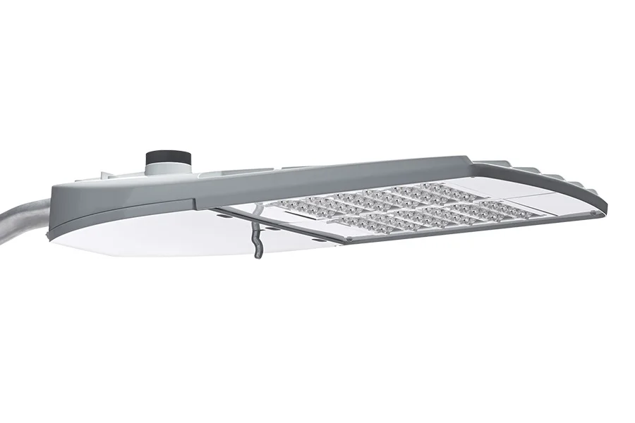 Raleigh’s new “Roadway” style LED street light fixture source: Duke Energy