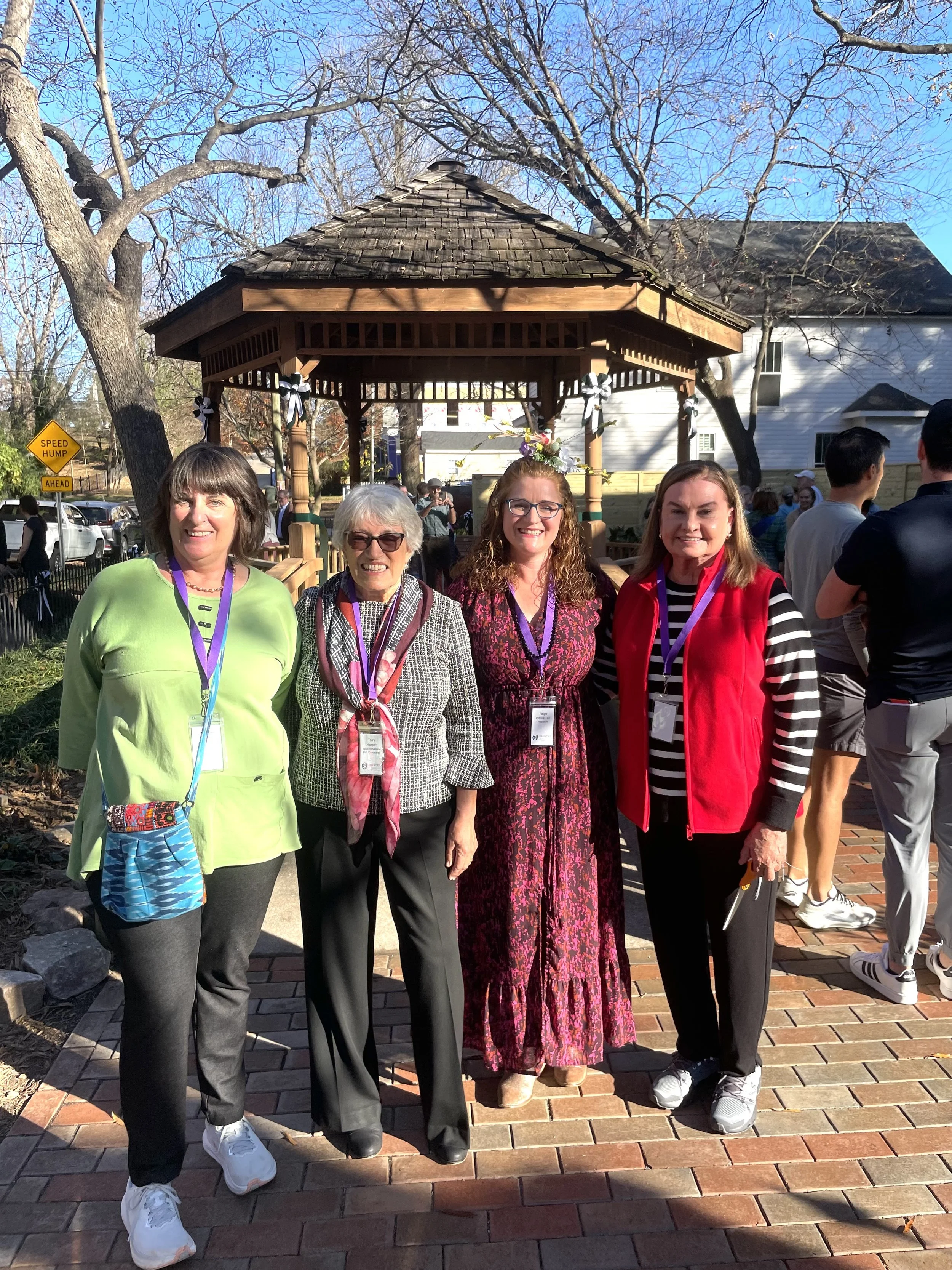 Vallie Henderson Park rededication with Raleigh Mayor Janet Cowell