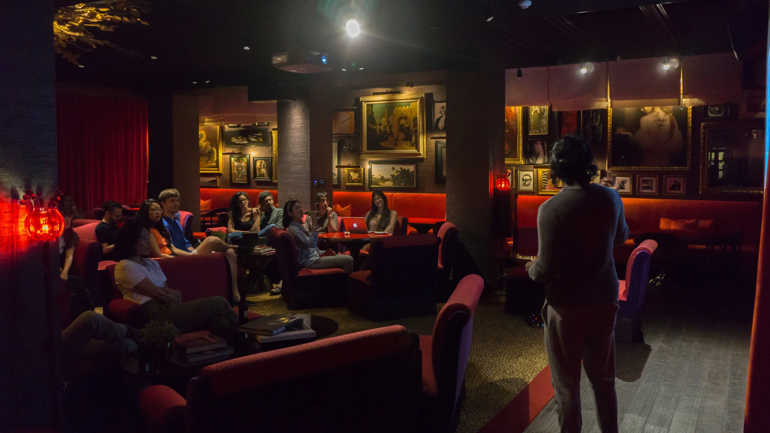 Pre-residency artist talk at Hotel Vagabond, Singapore (July 2017)