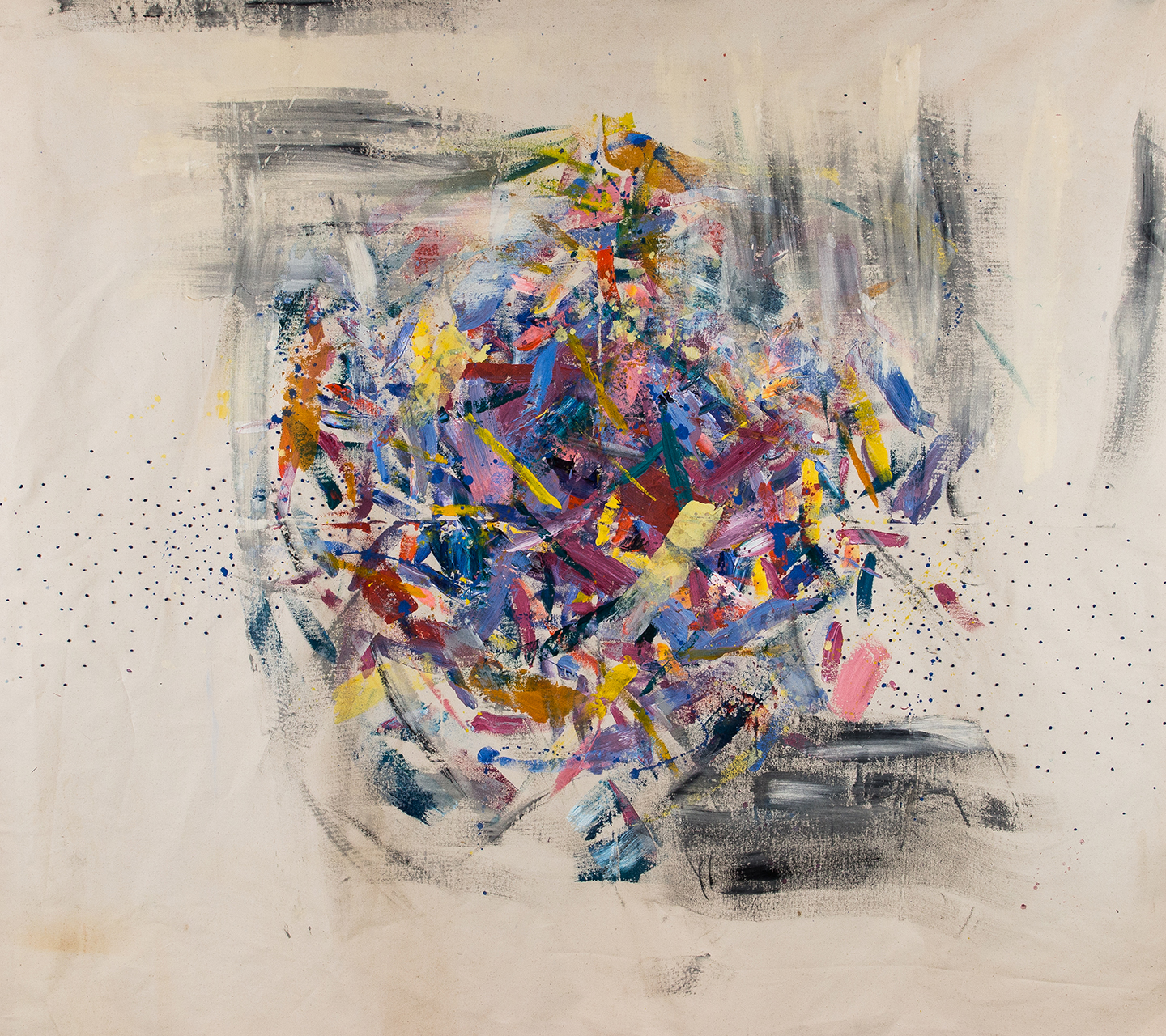 5 x 6 foot acrylic and embroidery tapestry, 2015
