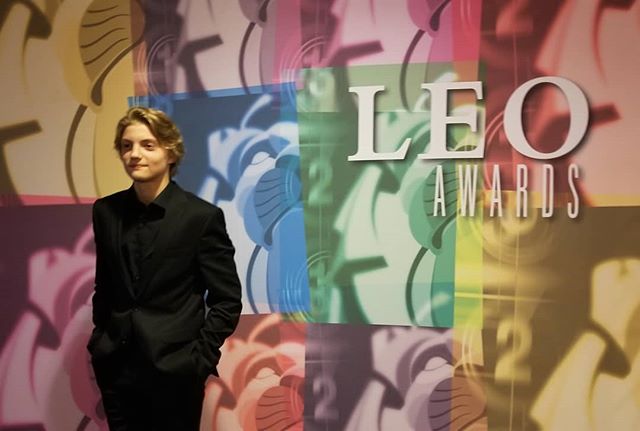 My son, Samson, at the Leo Awards. He was a nominee in the &quot;Best Performance in a Children's or Youth Program or Series&quot; category for his role as Axel in Big Top Academy. #BTA