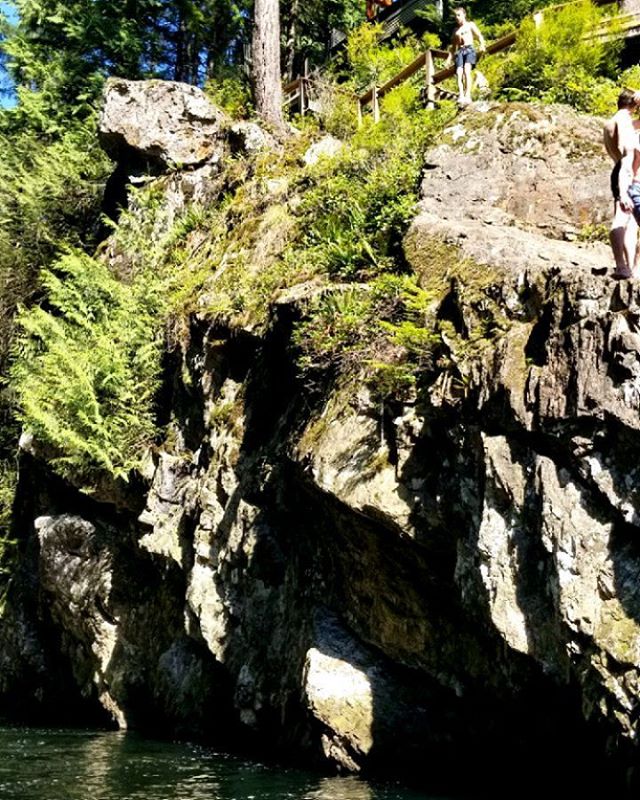 My crazy son. Seymour River, pool 99.