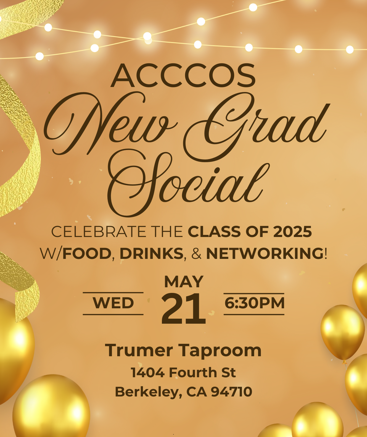ACCCOS New Grad Social